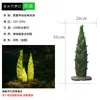 Lámpara de bambú LED luminosa impermeable para exteriores, césped, patio, lámpara de paisaje, lámpara de tubo de bambú, lámpara de césped para áreas escénicas de turismo cultural