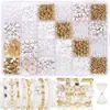Caixa de Conjunto de Pérolas Artificiais ABS Multiespecificação Acessórios para Pulseira Feita à Mão Miçangas Acessórios para Colar DIY Kit de Materiais