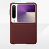 Adecuado para funda protectora de cuero Huawei PURA X, funda de teléfono pura x de cuero liso pintada, funda de teléfono bicolor, cuero sintético