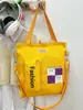Bolso Tote Estilo Nuevo 2025, Bolso para Libros, Mochila Grande de Lona para Estudiantes, Bandolera Cruzada de un Solo Hombro, Bolso Multiusos para Tutorías, Ligero