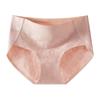 Roupa íntima feminina de algodão sem costura, cintura feminina, algodão 7A, proteína de seda antibacteriana, tamanho grande, meninas, atacado feminino