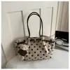 Bolso de Hombro Elegante Estilo Coreano de Nicho para Viajes de Trabajo para Mujer 2026 Nuevo Bolso de Hombro de Moda con Lunares Súper Popular Elegante