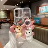 Funda de Teléfono Transparente de Gato de Dibujos Animados Curativo para iPhone 18 Pro Max Cobertura Completa Funda de Teléfono Transparente Venta al por Mayor