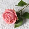Rosas de Terciopelo Sintético Cuidadosamente Seleccionadas para San Valentín Decoración de Boda para el Hogar Pared de Flores Tacto Flores Sintéticas Flores Artificiales Falsas