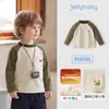 [Nuevo Producto] Camiseta de Manga Larga para Niños, Nuevo Estilo Otoño Camiseta Base para Niños, Ropa Cálida de Invierno para Bebés Niños