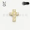 Brincos de Pino G23 com Cruz de Liga de Titânio F136 Incrustada com Zircônia Brilhante, Piercings de Lábio, Piercing de Umbigo, Piercing de Cartilagem da Orelha, Piercing de Sobrancelha, Joias para Piercing Corporal