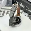 Adecuado para Huawei Gt7/5 Correa de Reloj en Forma de Cruz Watch6Gt5Pro Hebilla de Herradura de Cuero Correa de Muñeca para Mujer