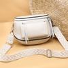 Nova Bolsa de Selaria de Couro Bovino de Primeira Camada, Bolsa de Ombro de Grande Capacidade, Bolsa Transversal Moderna e Versátil, Bolsa Feminina da Moda Transfronteiriça Europeia e Americana