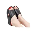Moda de Celebridade da Internet Cor Sólida Plástico Salto Alto Chinelo Feminino Solado Grosso Uso Externo Casual Interno Casa Novos Chinelos Atacado