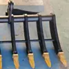 Rastrillo de ruedas para tierra suelta pequeño, equipo de rastrillo para excavadora, máquina rastrilladora multifuncional para aflojar tierra y recuperación de terreno plano, venta al por mayor