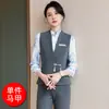 Nuevo conjunto de chaleco y camisa estilo chino para bares, clubes KTV, clubes de billar, uniformes para personal de hotel y ropa de trabajo para camareros