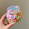 100 Piezas de Anillos de Toalla de Colores para Niños sin Pelo, Gomas para el Cabello para Niñas, Gomas Pequeñas para el Cabello, Bandas Elásticas, Diademas para Bebés y Accesorios para el Cabello