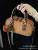 Bolso bandolera estilo coreano de otoño e invierno, retro, esmerilado, versátil, de un solo hombro, pequeño, tipo almohada, Boston, para mujer, moderno.