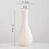 Jarrón Decorativo de Cerámica Blanca Shumen para Flores Secas Creativo Simple Moderno Sala de Estar Arreglo Floral Escritorio Adornos para Arreglo Floral