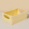 Caja de Almacenamiento Plegable de Escritorio Ins Cesta de Almacenamiento de Cosméticos para Estudiantes Estante de Almacenamiento de Snacks para Dormitorio Cesta Pequeña