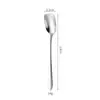 Fábrica de Origen Tenedores y Cucharas de Acero Inoxidable 304, Cucharas Creativas para Postre, Cucharas Pequeñas de Estilo Occidental para Uso en Casa y Restaurante, Venta al por Mayor