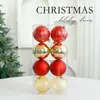 Bola Decorativa de Plástico de Natal Bola para Pendurar em Festa Bola Pendurada Bola Clássica de Barril Bola Galvanizada Bola de Natal em estoque Atacado