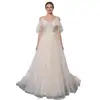 Vestido de Novia Ligero Vestido de Noche para Mujer 2026 Estilo Nuevo Novia Sesión de Fotos de Boda Vestido Largo de Princesa con Cola Suministro de Comercio Exterior