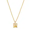 Joyería de moda europea y americana Nuevo Amazon AliExpress ebay Diamante strass hip hop Cadena de suéter collar de 100 puntos