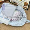 Mochila nueva, fresca y elegante de encaje a cuadros, versátil para el uso diario, gran capacidad, adecuada para ir al trabajo y para estudiantes