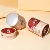 Fábrica de Shenzhen Caixas Cilíndricas Personalizadas, Tubos de Papel para Alimentos, Pó de Raiz de Lótus, Chá de Flores, Latas de Papel à Prova de Umidade, Tubos de Papel para Cosméticos