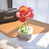 Compatível com Blocos de Lego, Plantas Suculentas em Vasos, Enfeites de Girassol, Brinquedos Educativos Montáveis, Presentes de Aniversário para Meninas