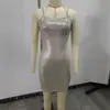 Comercio Exterior Transfronterizo de Amazon Ropa Nueva para Mujer Europea y Americana Vestido Corto Ajustado con Estampado de Espalda Descubierta Vestido Delgado para Fiesta de Noche