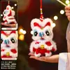 Novas Lanternas 2026 Estilo Chinês Infantil Portátil Luminosa Pequena Lanterna de Flor Hanfu Lanterna de Palácio Adereços de Fotografia