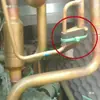 Bomba de calor para aire acondicionado, máquina fría y seca, accesorios para calentador de agua de energía aerotérmica, tubería de cobre, almohadilla amortiguadora de goma, bloque de fijación, almohadilla antivibratoria
