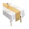 Bandera de Mesa de Lentejuelas al por Mayor Bandera de Mesa para Hotel Boda Decoración Navideña Ins Poliéster Cuadrado Lentejuelas Brillantes Versión Completa Bordado