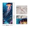 Temu Amazon Xiyin Transfronterizo se especializa en una funda elástica para decoración de puerta de habitación para una instalación sencilla, estilo medusa para puerta