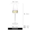 Copa de vino tinto rosa para el hogar, pajarita negra de Burdeos, copa de cristal, copa de vino de alta gama, traje, caja de regalo