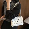 Bolso Vintage de Lunares para Mujer con Acabado de Aceite, Nuevo Modelo 2026 Bolso Cruzado Versátil con Cadena, Bolso de Hombro Tote Súper Popular