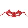 Máscara Sexy de Encaje Negro Máscara de Murciélago Máscara para Ojos Máscara de Abstinencia Malla para la Cara Accesorios para el Sombrero de Halloween
