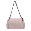 Bolsa Tote com Corrente Cor Sólida Vintage 2026 para Mulheres, Bolsa de Ombro Grande Capacidade de Luxo para o Dia a Dia, Bolsa Versátil e Elegante de Ombro