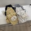 Pantalones Harlan de pierna gruesa con forro polar para mujer, estilo cálido de invierno, holgados, informales, deportivos, para todo tipo de combinaciones