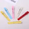 Pinza para el Cabello Hueca de Aleación de Color Caramelo 6*11mm, Pinza Ondulada para el Cabello, Pinza Lateral DIY, Pinza para el Flequillo, Pinza de Pato