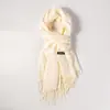 Bufanda de moda, bufanda de cachemira sintética, abrigo cálido para otoño e invierno, regalo japonés y coreano, bufanda de alta gama, fabricante con textura de cachemira