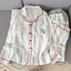 Pijama de Algodón Nube de Manga Larga y Pantalón Largo para Niñas, Lindo y Dulce, Dibujos Animados, Conjunto de Ropa para Casa