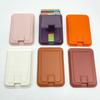 Adecuado para Soporte Magnético para Tarjetas Apple 16Pro, Fuerte Magnético iPhone17Pro Magsafe Soporte de Tarjetas de Cuero PU