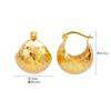 Pendientes de Bola de Piña Hielo Triturado de Plata de Ley S925 Brillantes Versátiles de Alta Gama Lujo Pendientes Grandes de Bola Dorada Venta al por Mayor