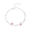 Pulseira de Patinha de Gato Doce e Fofa para Mulheres, Luxo Leve, Adorável, Feminina, Joia com Contas Redondas, Presente para Estudantes, Namoradas, Melhores Amigas, Presente de Aniversário