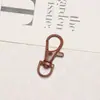Fecho de Boca de Peixe de 3 Pontos em Liga de Zinco Pintada Colorida Acessórios para Fechos de Joias DIY Gancho de Fecho para Cachorro Fecho Giratório Chaveiro