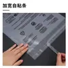 Bolsa autoadhesiva de advertencia francesa para ropa interior, calcetines, cremallera, bolsa autosellante, bolsa de embalaje para ropa, prendas de vestir