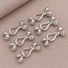 Broche Chapado en Oro de 18 Quilates, Broche de Perla que Conserva el Color, Broche de Flor, Broche Conector para Pulsera y Collar, Broche de Perla Pimienta, Accesorios para Joyería DIY