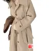 Abrigo largo de lana estilo INS coreano