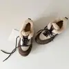 2026 Nuevos Zapatos de Entrenamiento Alemanes de Moda Casual para Personas Bajas Suela Gruesa con Cordones Forro Grueso Cálido Zapatos Individuales de Moda del Noreste