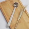 Cuchara Espumadera de Acero Inoxidable con Mango Recto en Stock del Fabricante Cuchara para Aceitunas Filtro Cuchara para Sopa Separador Herramienta de Cocina Práctica