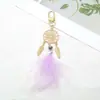 Nueva cadena para teléfono móvil de plumas llavero colgante para coche accesorios hechos a mano accesorio colgante borla joyería atrapasueños
