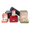 Caja Joyero Octagonal de Piel Sintética de Alta Gama, Caja de Regalo para Colgante y Collar, Caja de Juego de Almacenamiento para Joyas de Perlas